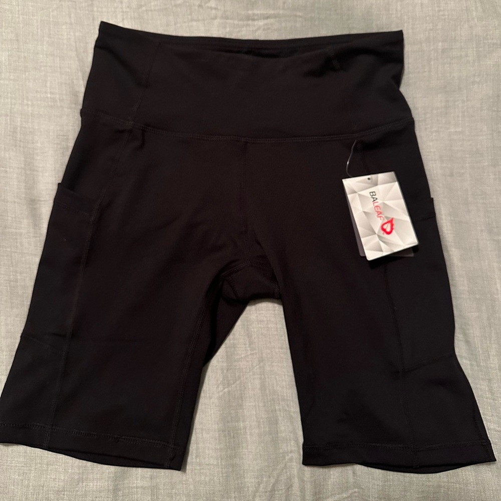 Baleaf black biker shorts size small